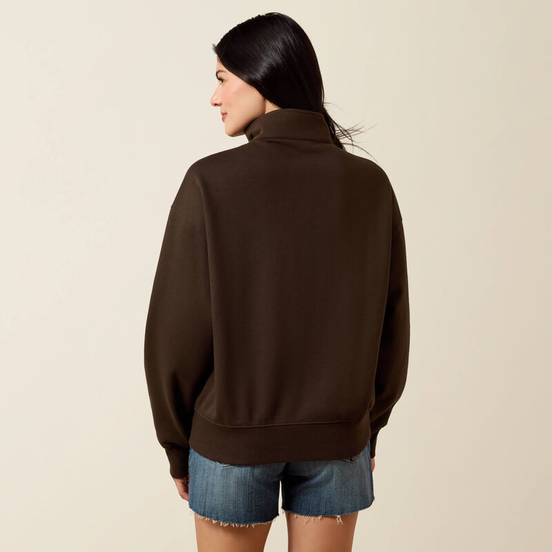 Women's Ariat Holiday 1/2 Zip Sweatshirt