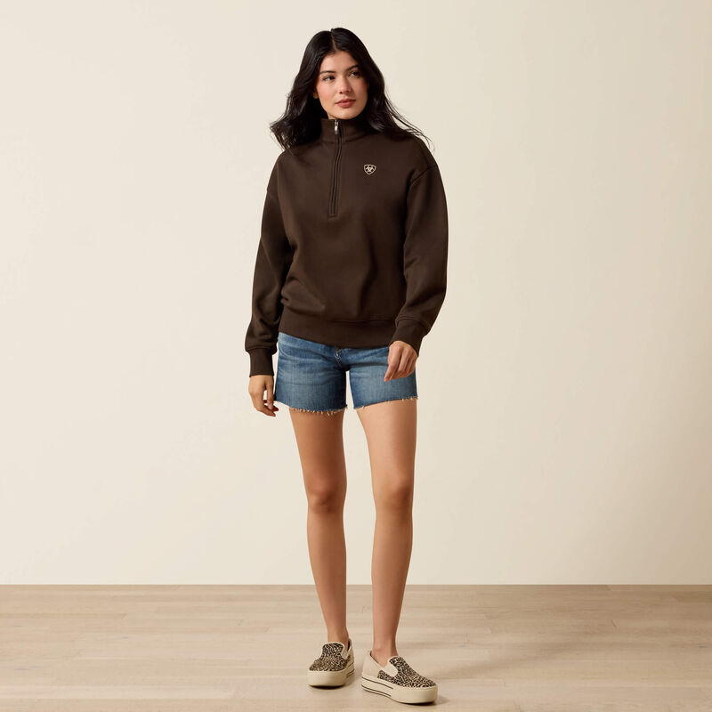 Women's Ariat Holiday 1/2 Zip Sweatshirt