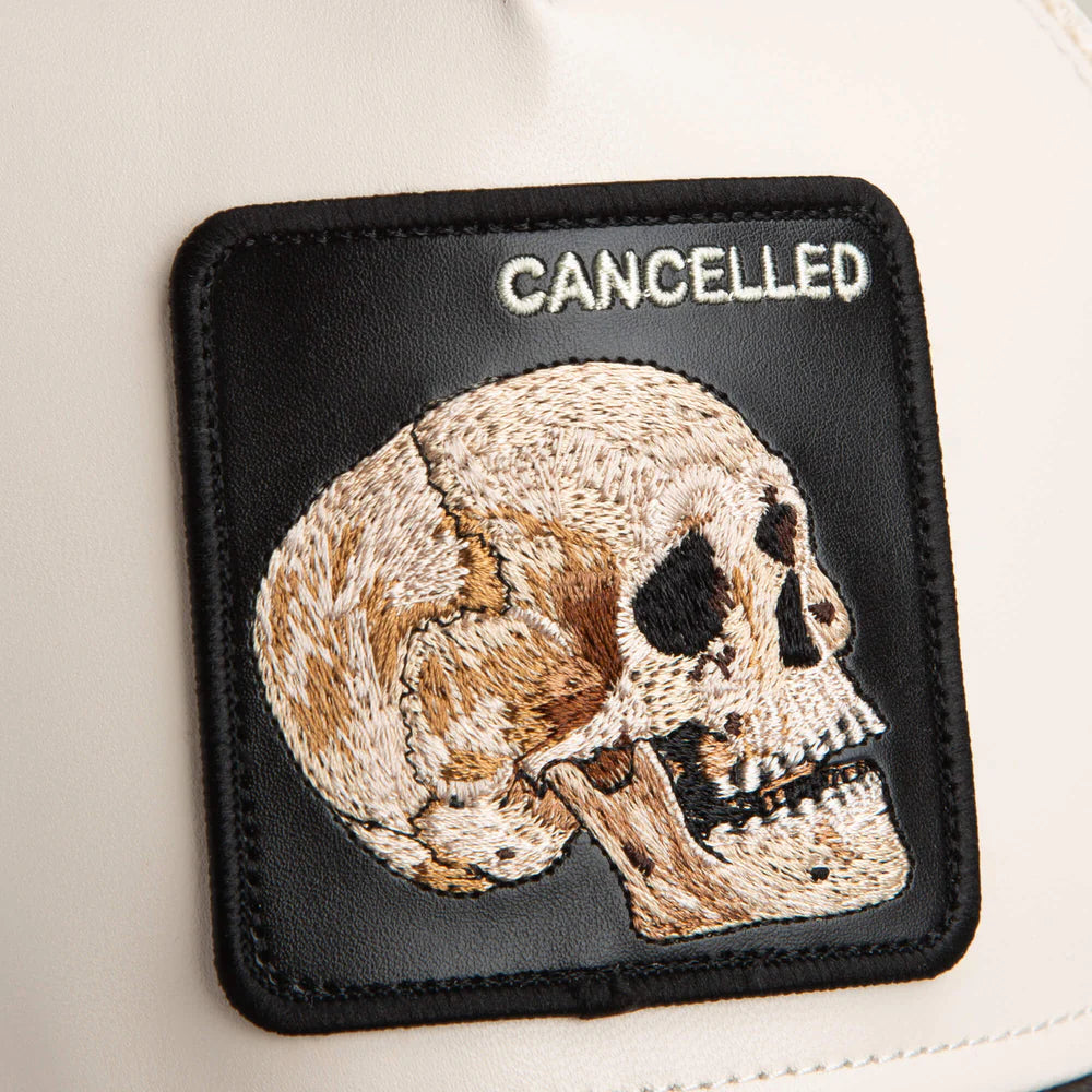Faux Leather Skull