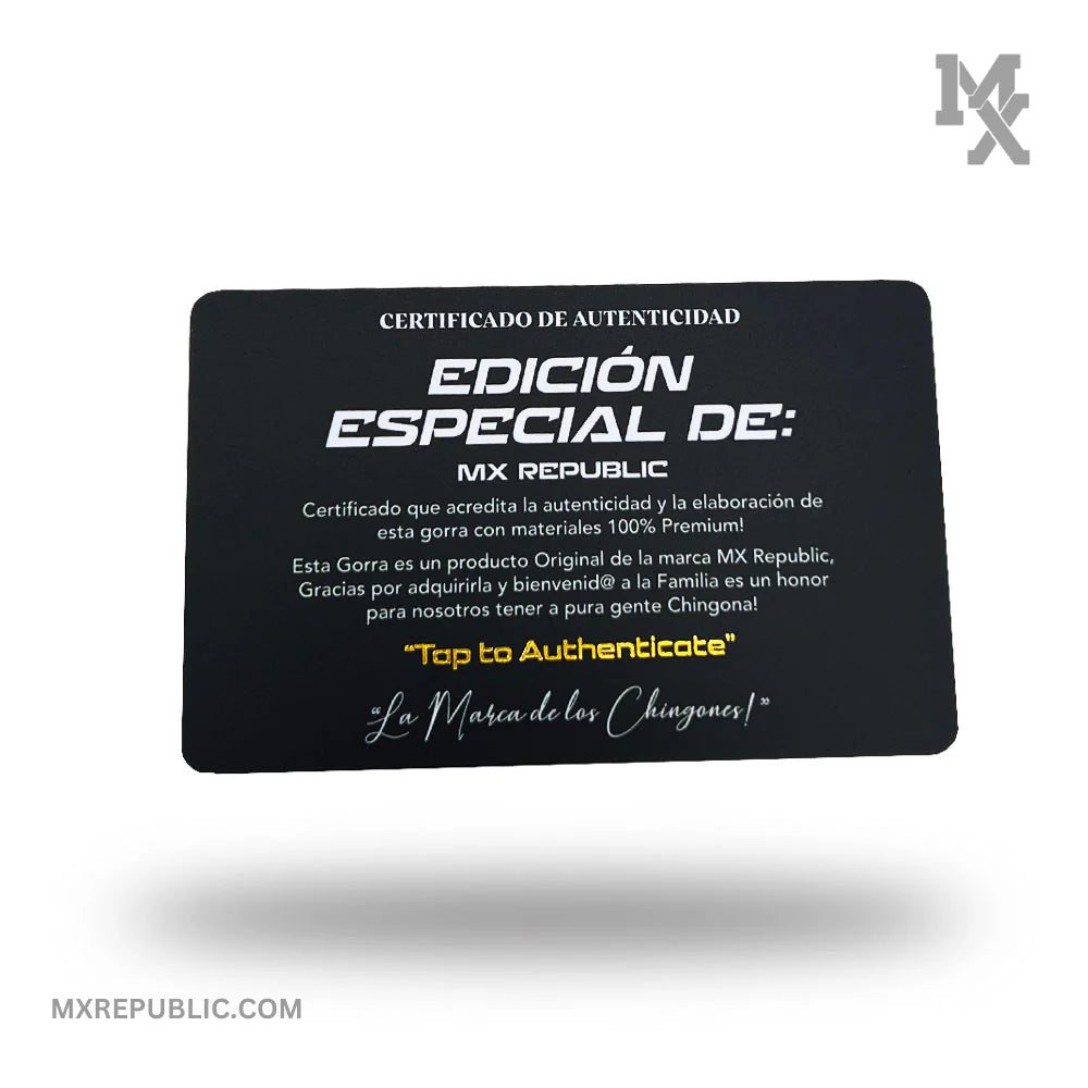 MX Republic Tricolor Mexican Eagle Deluxe - Premium Cap (Full Set)