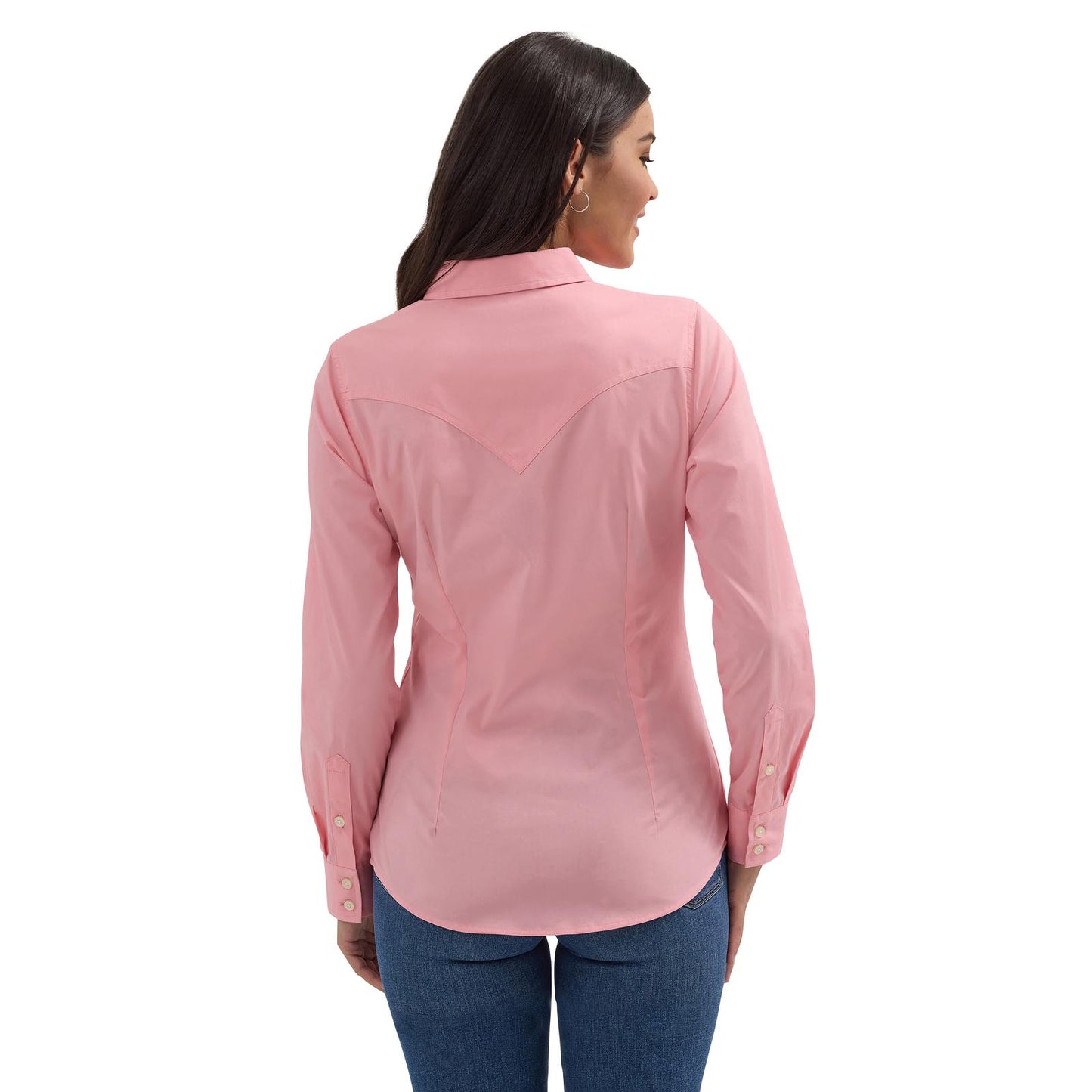 Women's Wrangler Retro® Long Sleeve Solid Shirt