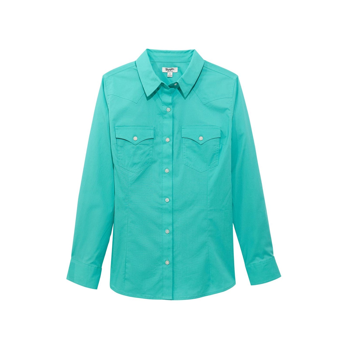 Women's Wrangler Retro® Long Sleeve Solid Shirt