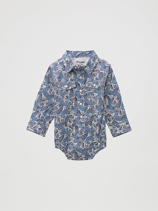 Baby Boy's Long Sleeve Western Snap Bodysuit