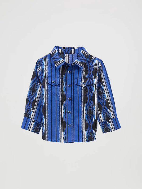 Little Boy's Checotah Long Sleeve Western Snap Shirt