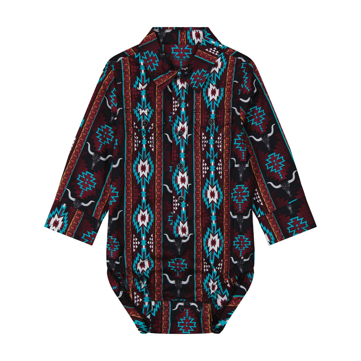 Wrangler® Baby Boy Long Sleeve Bodysuit