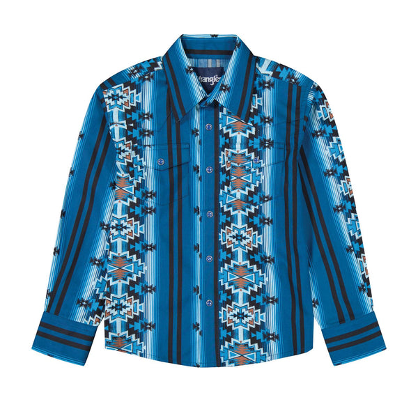 Wrangler Boys Checotah® Long Sleeve Shirt