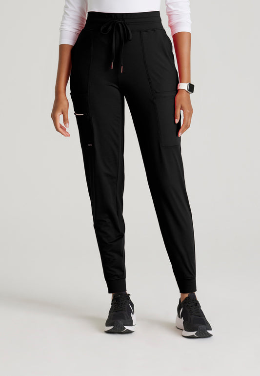 Pro Knit 5-Pocket Drawcord Waist Jogger Scrub Pant