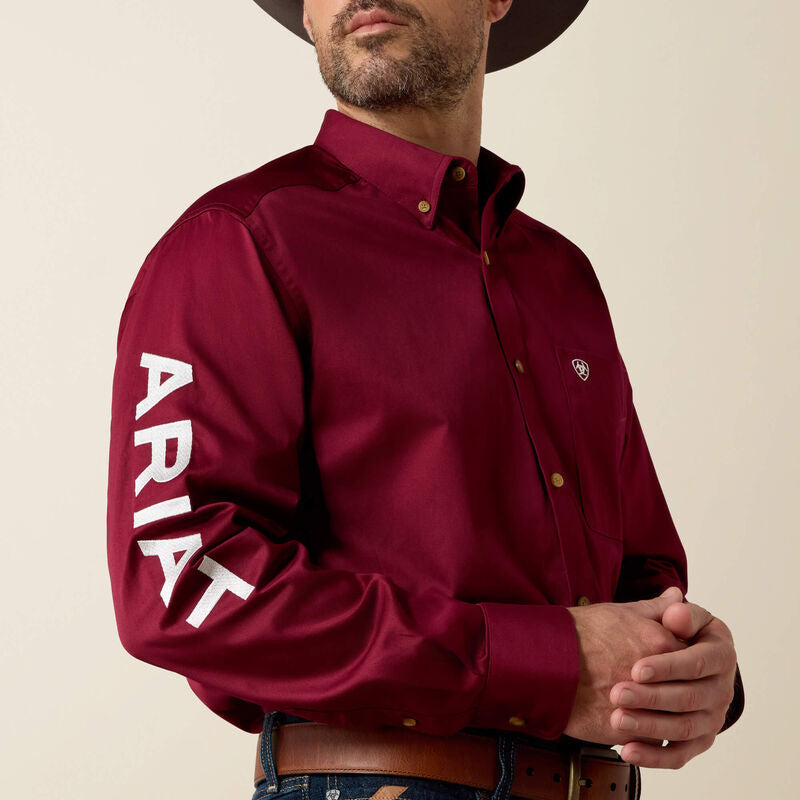 Ariat Twill Team Logo Twill Classic Fit Shirt