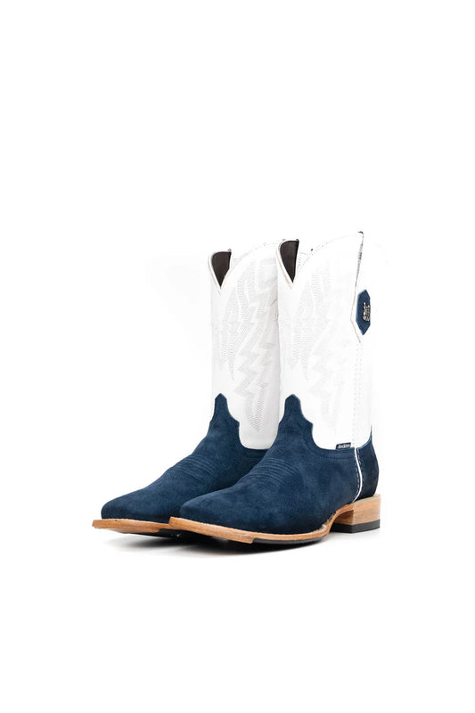 Rock'Em Maverick Roughout Square Toe - Navy