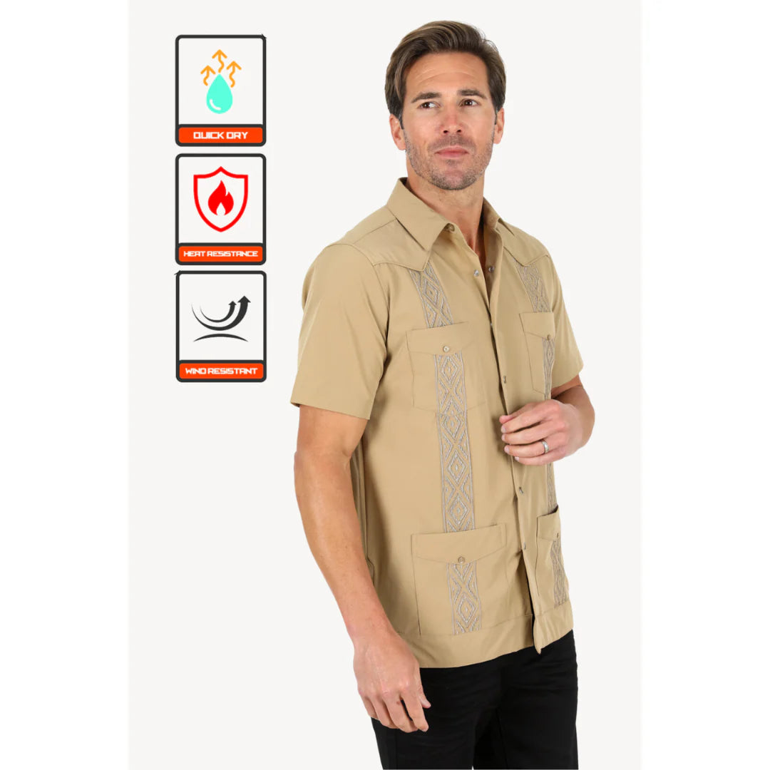 Men's Modern Guayabera Shirt