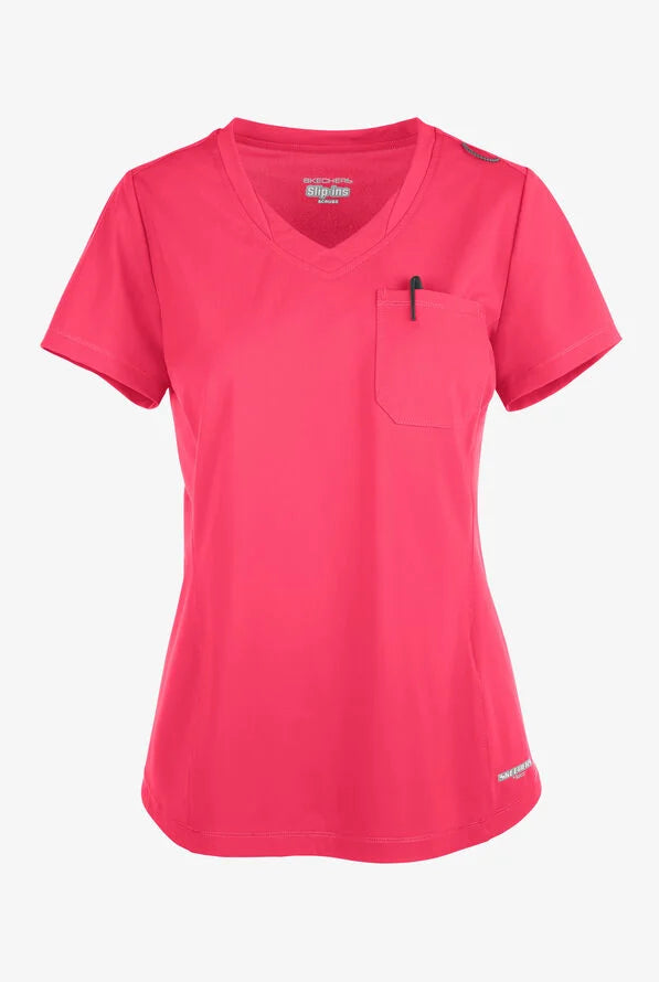 Flow 1-Pocket Tulip Hem Top - Seasonal Colors