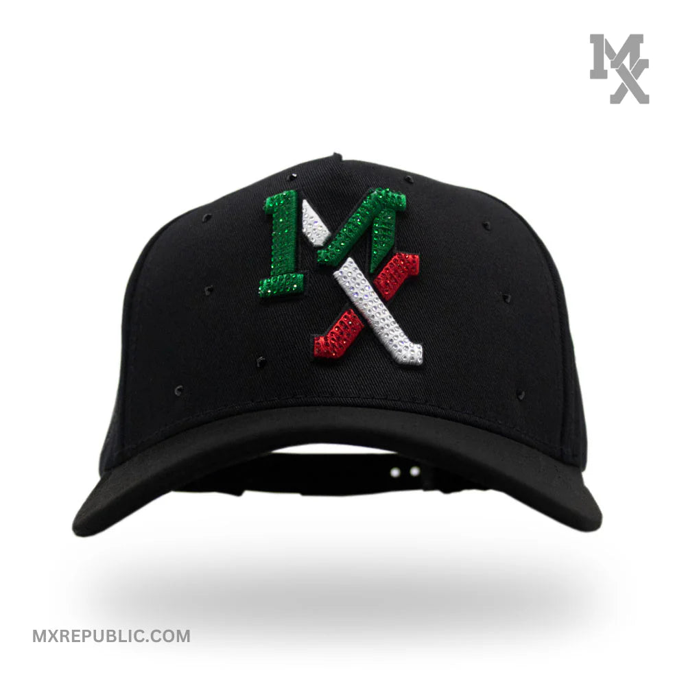 MX Republic Tricolor Mexican Eagle Deluxe - Premium Cap (Full Set)