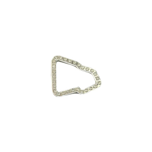 Iced Out New Era Frame Hat Pin - Gold