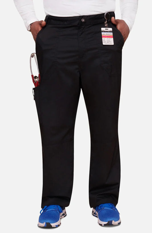 Cherokee Men's Zip Fly Cargo Scrub Pant