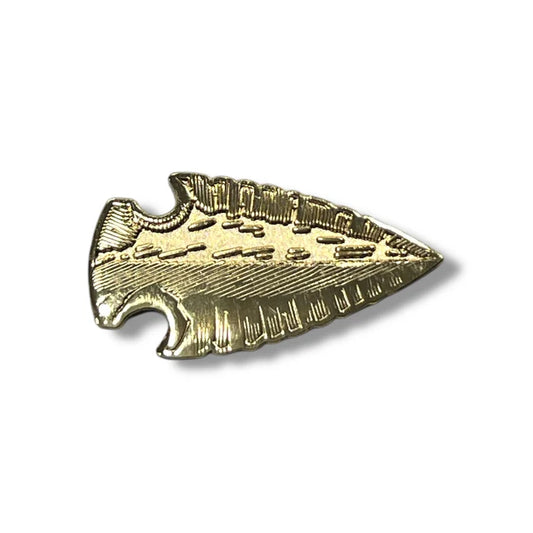 Arrowhead Hat Pin - Gold