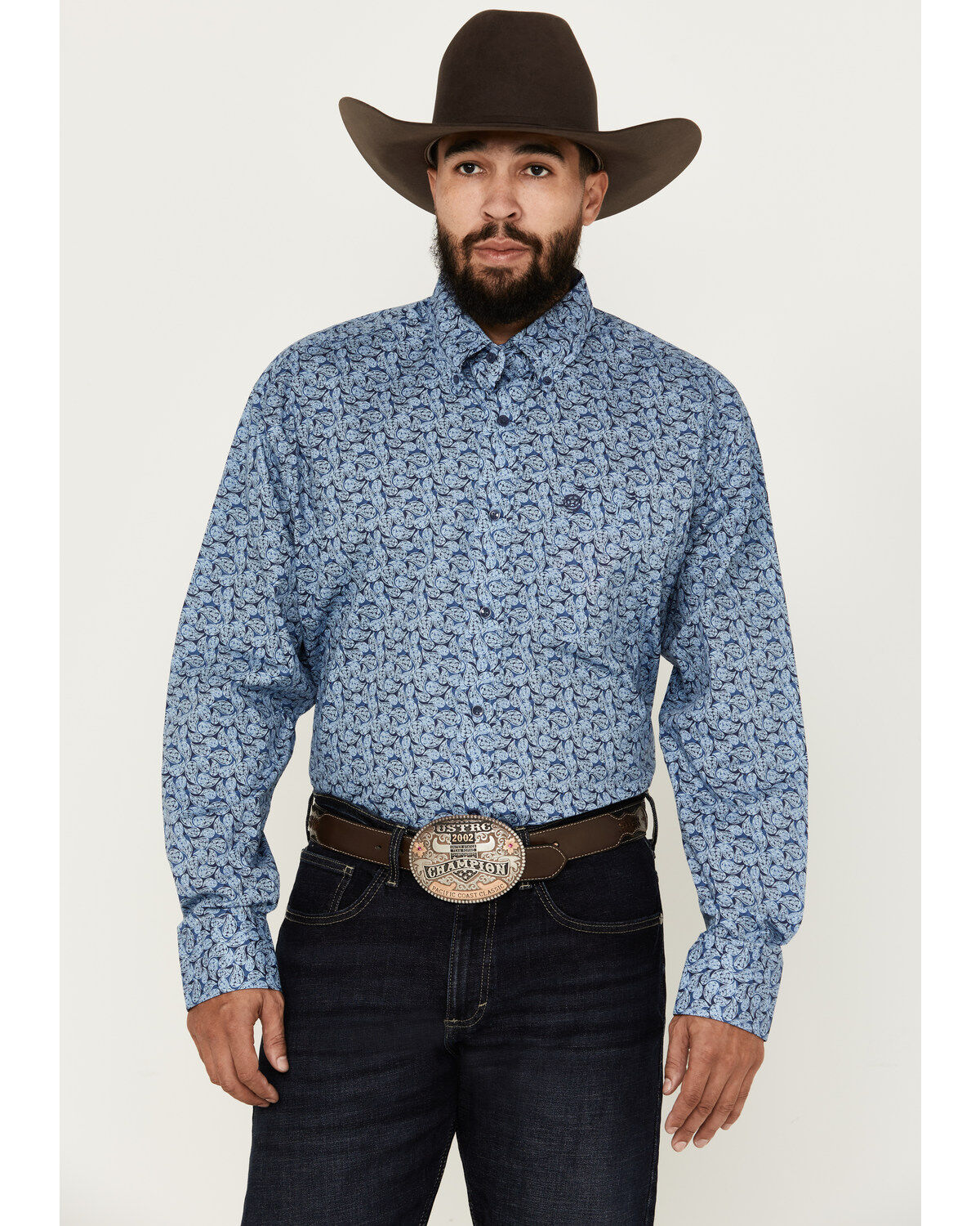 Wrangler George Strait Paisley Print Shirt