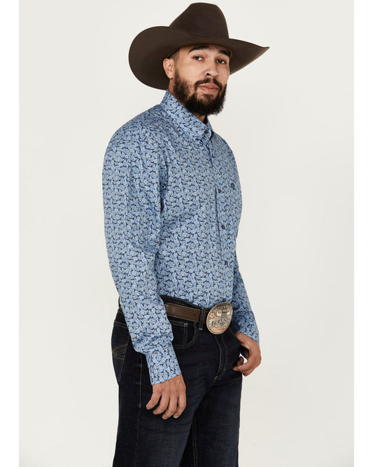 Wrangler George Strait Paisley Print Shirt