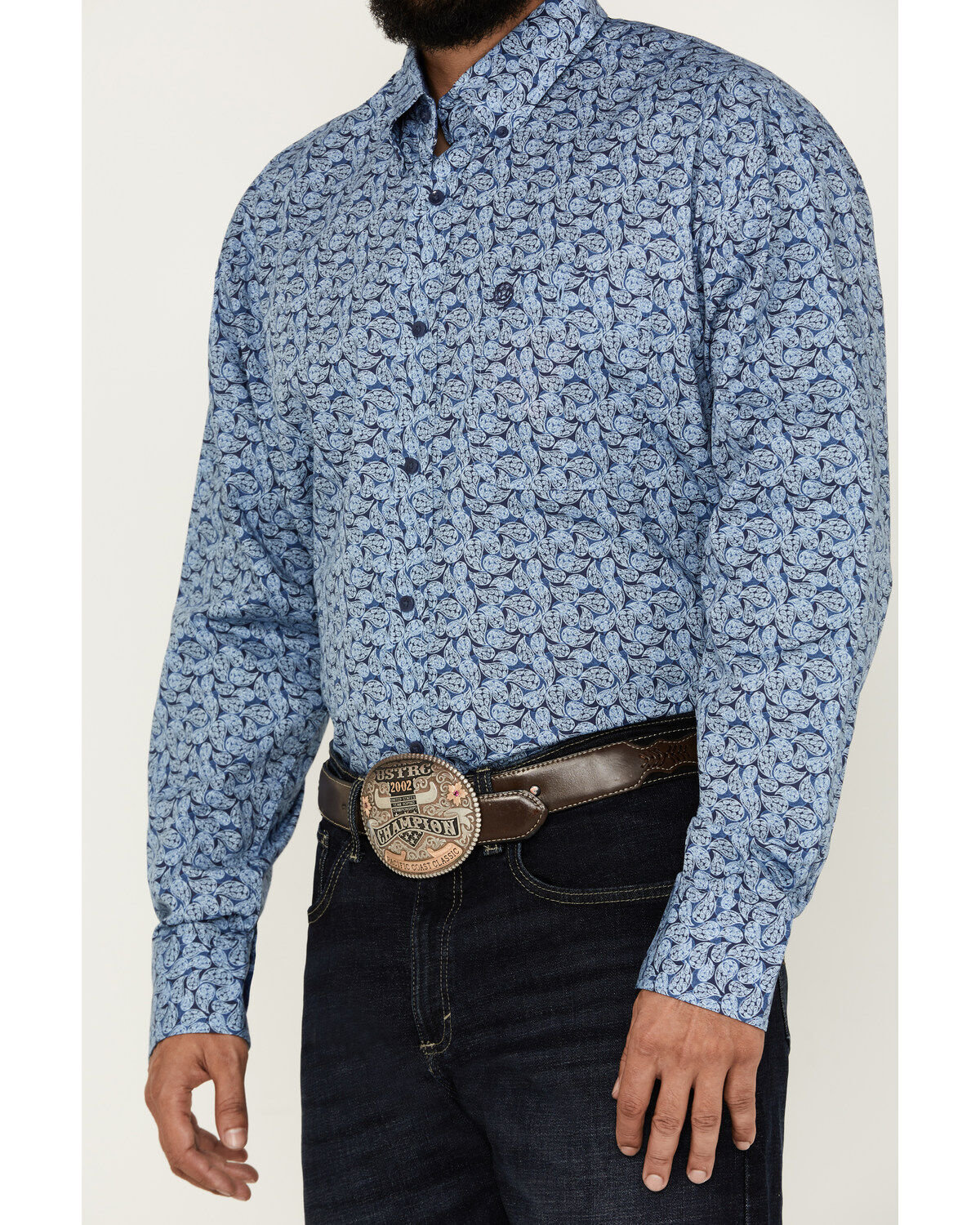 Wrangler George Strait Paisley Print Shirt