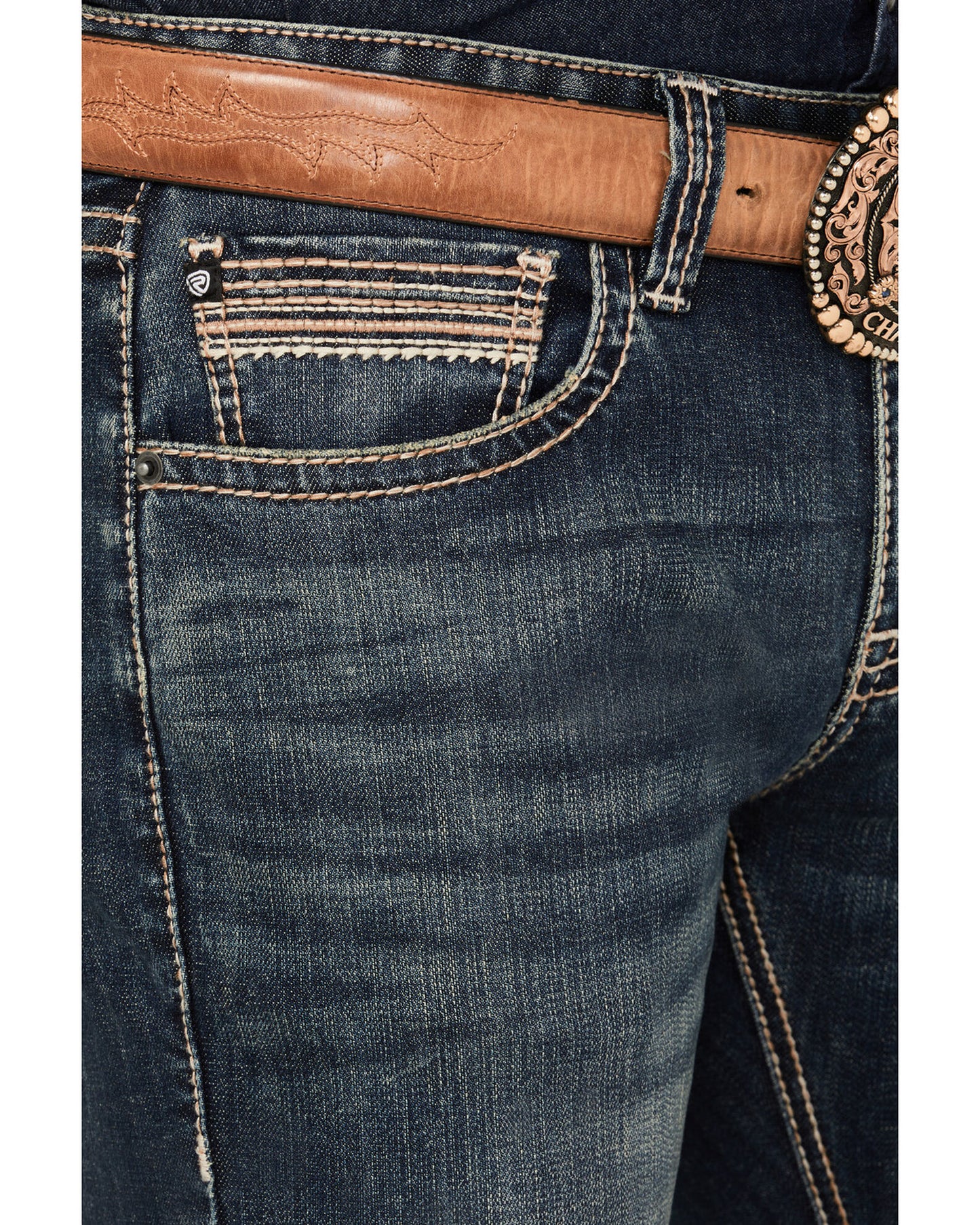 Rock & Roll: Denim Men’s Dark Vintage Wash Skinny Reflex Denim Jeans