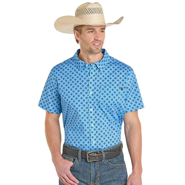 Rock & Roll Denim Aztec Tek Western Shirt