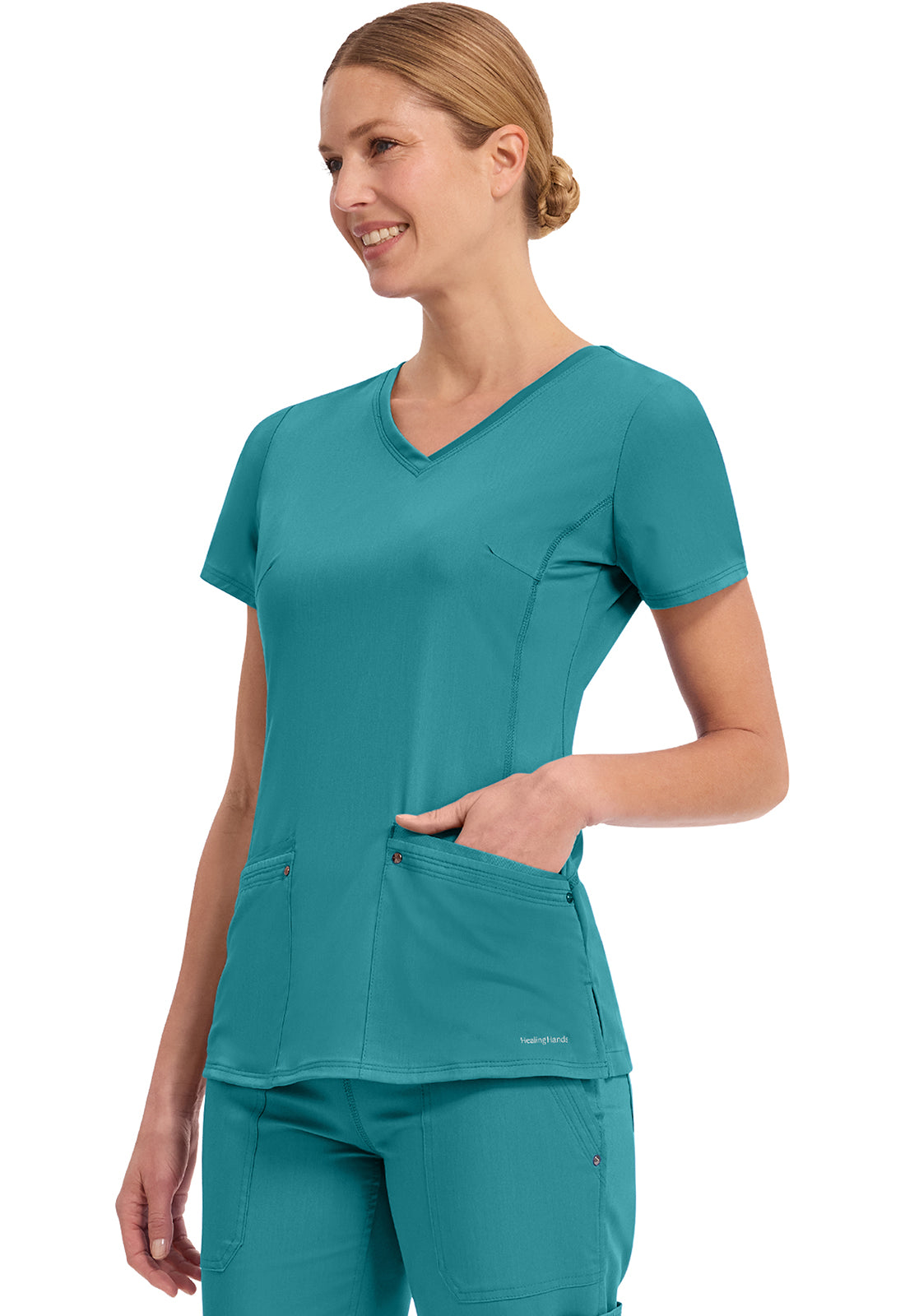 2245 Women's Healing Hands Purple Label Juliet - Teal