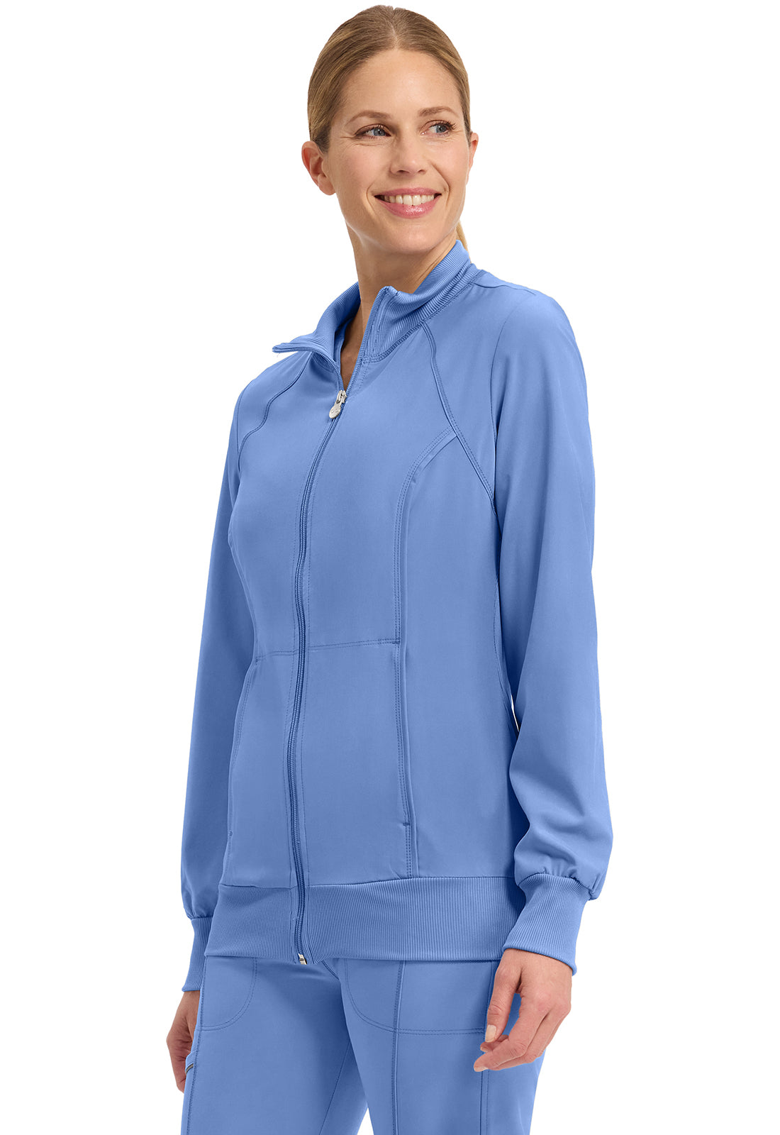 Infinity Women's Zip Front Warm Up Scrub Jacket