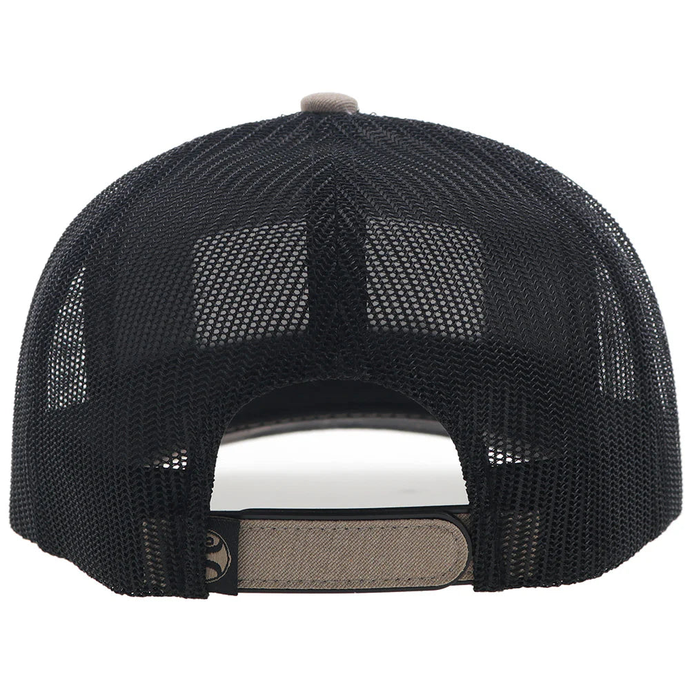 Hooey "Rank Stock" Hooey Hat Tan/Black w/White/Black Patch