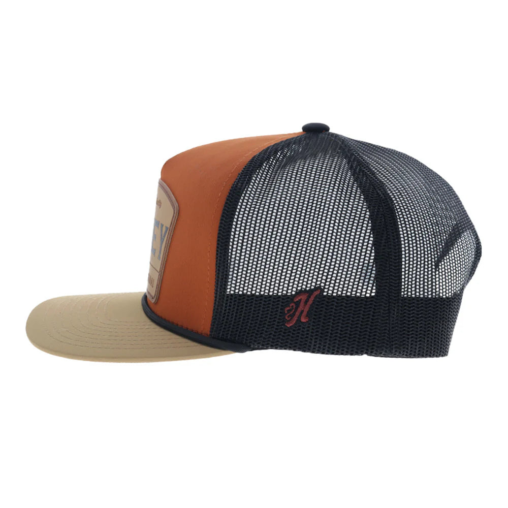"Trip" Orange/Black w/Leather Patch