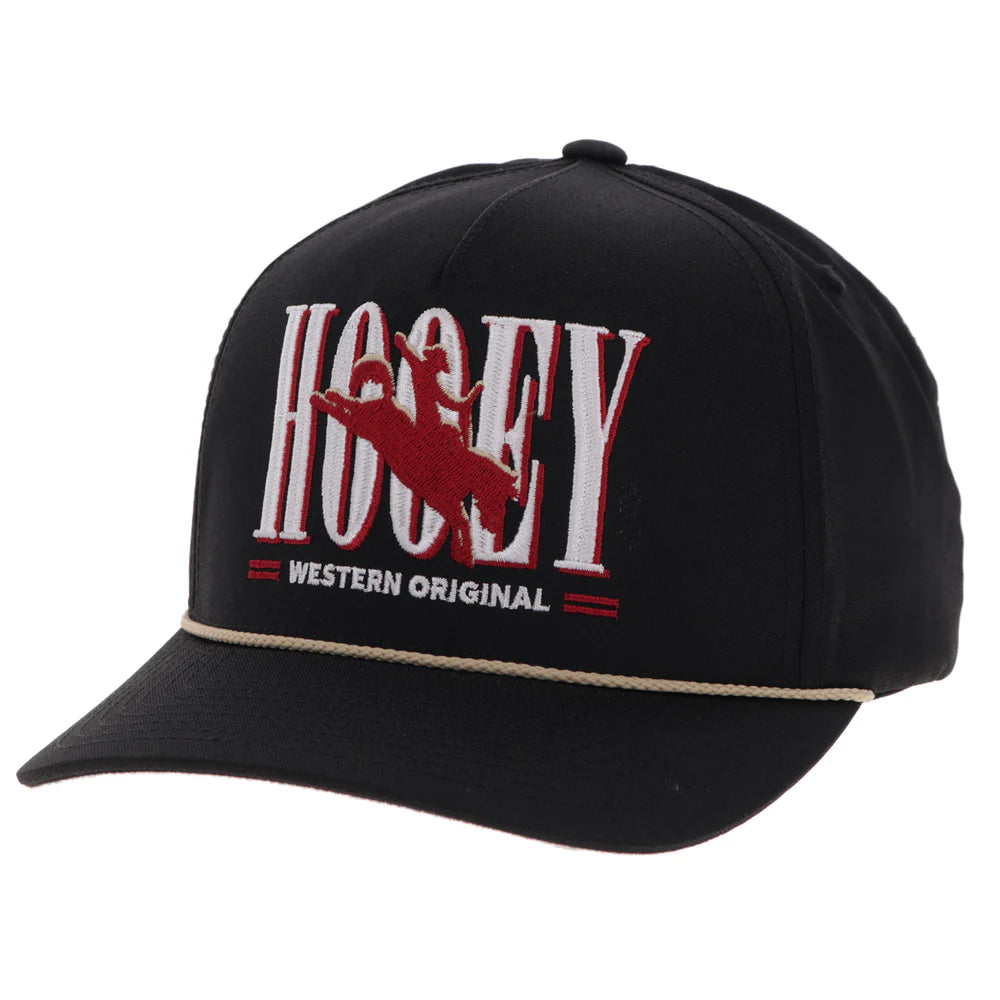"Wild Ride" Hooey Hat Black w/Hooey Embroidered Logo