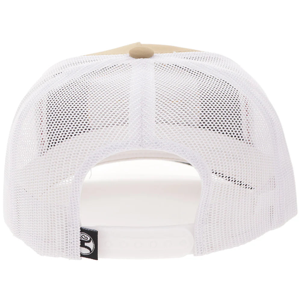 "Salado" Hat Tan/White