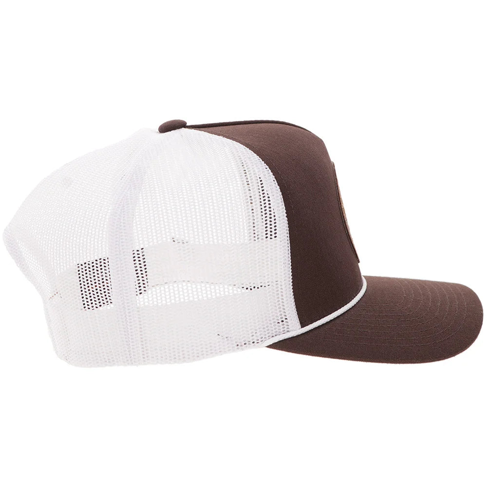 Hooey "Quanah" Hat Brown/White w/ Circle Patch