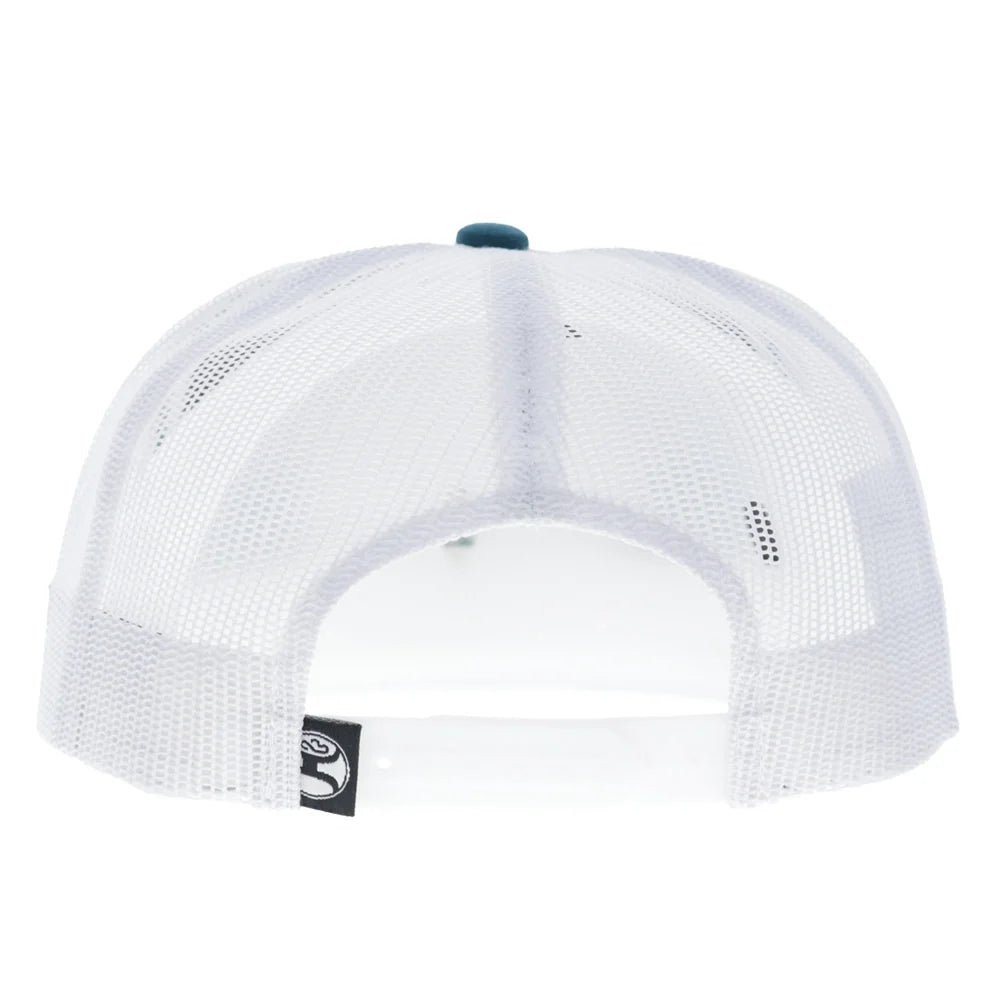 Hooey Trip 5-Panel Trucker Snapback Hat Blue/White