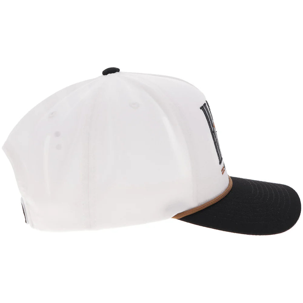 "Wild Ride" Hat White/Black
