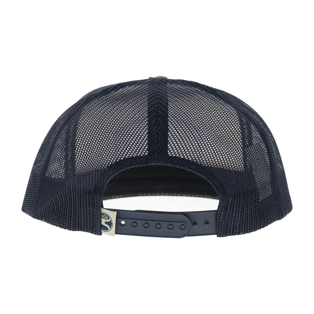 Hooey Mesa 6-Panel Trucker Snapback Hat White/Navy