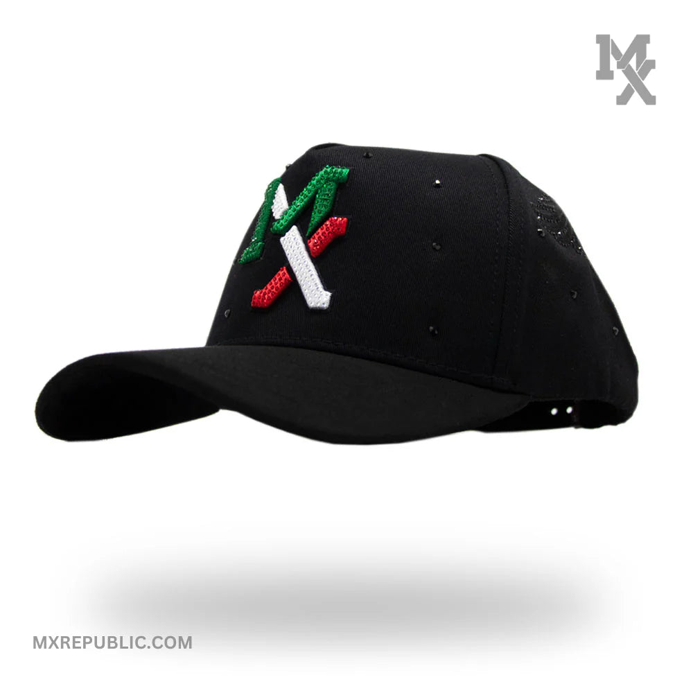 MX Republic Tricolor Mexican Eagle Deluxe - Premium Cap (Full Set)
