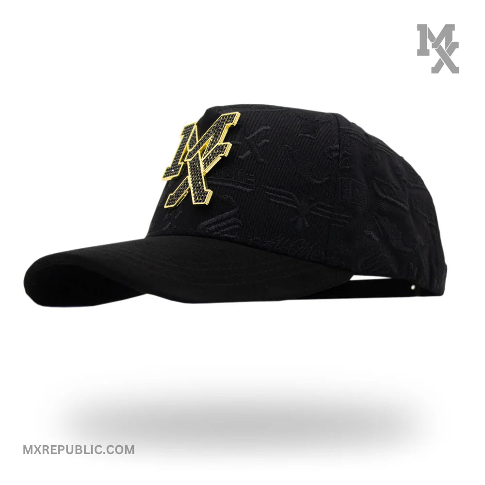 MX Republic MX Gold Black Diamonds Deluxe - Premium Cap (Full Set)