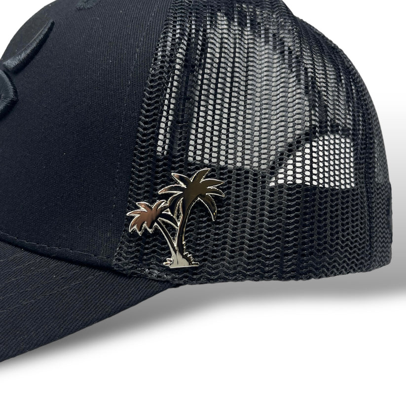 Palm Tree Hat Pin - Silver