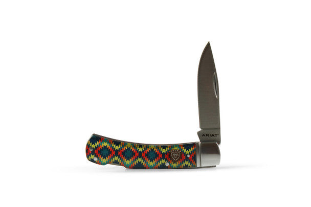 ARIAT 3" SOUTHWEST GRAPHIC KNIFE