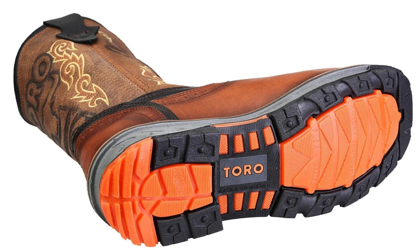 Toro Bravo Men's TRC1-STL Pull On Work Boots