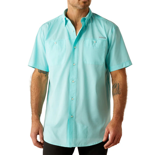 Camiseta Ariat Tek 360 Airflow Azul Radiante de Manga Corta