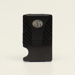 3D Mens Smart Wallet Gun Metal Black