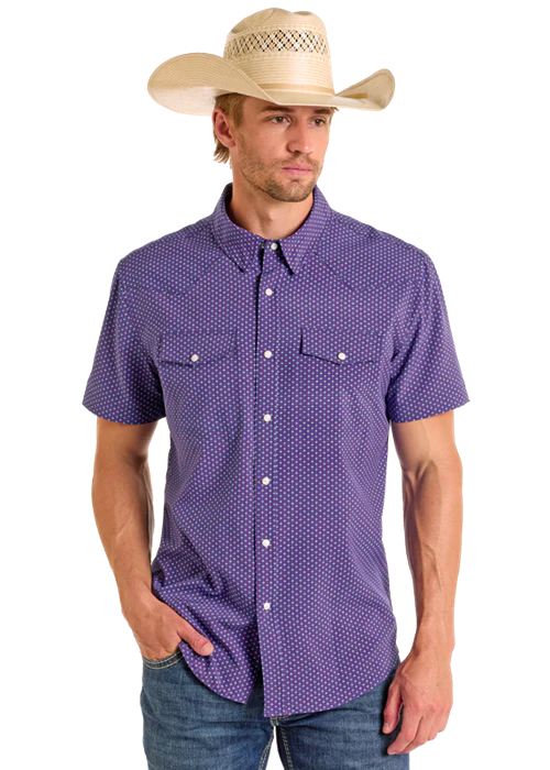 Panhandle SS 2Pkt Snap - Blue