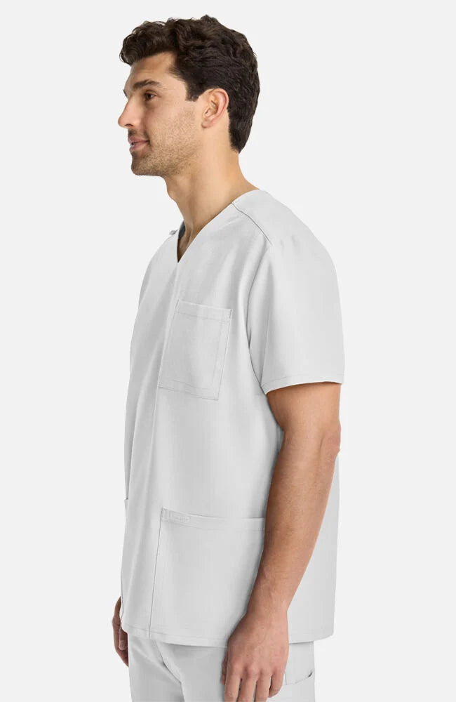 Men's 3-Pocket V-Neck Scrub Top