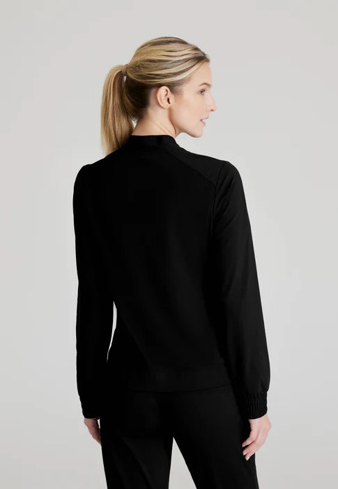 Chaqueta de calentamiento Contour con cremallera frontal y 3 bolsillos.