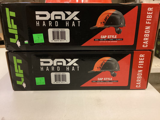 LIFT CS Carbon Fiber Hard Hat ORANGE/BLK