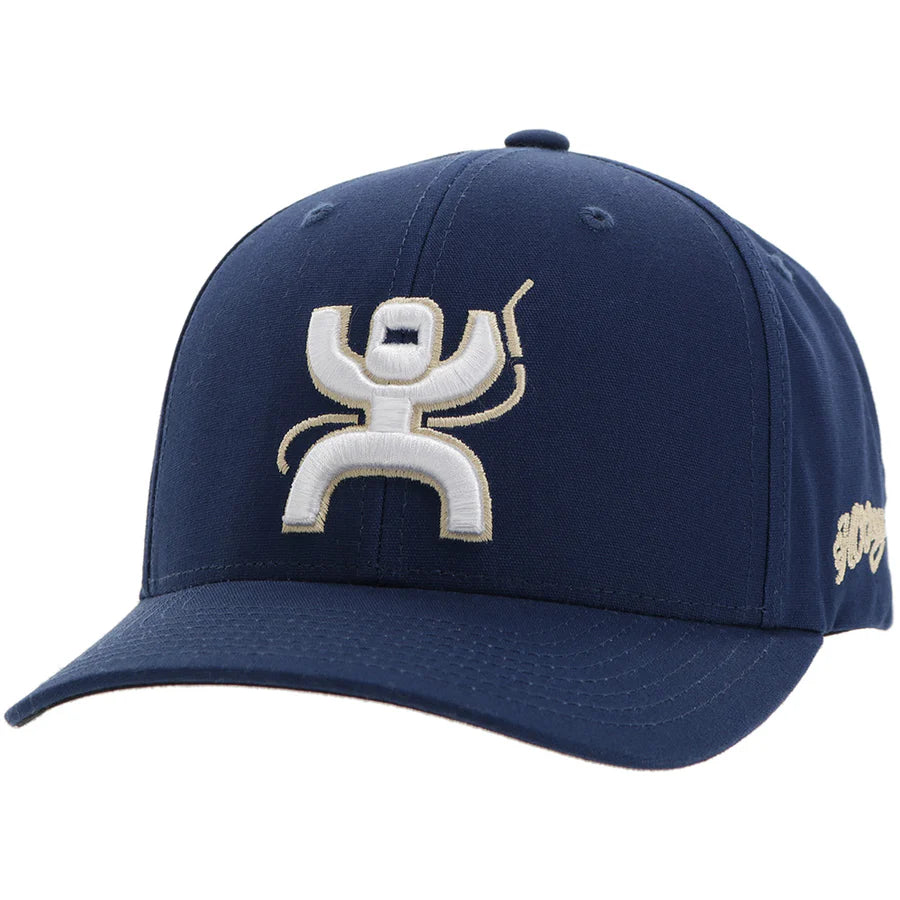 HOOEY "ARC" HOOEY HAT NAVY W/WHITE & TAN LOGO