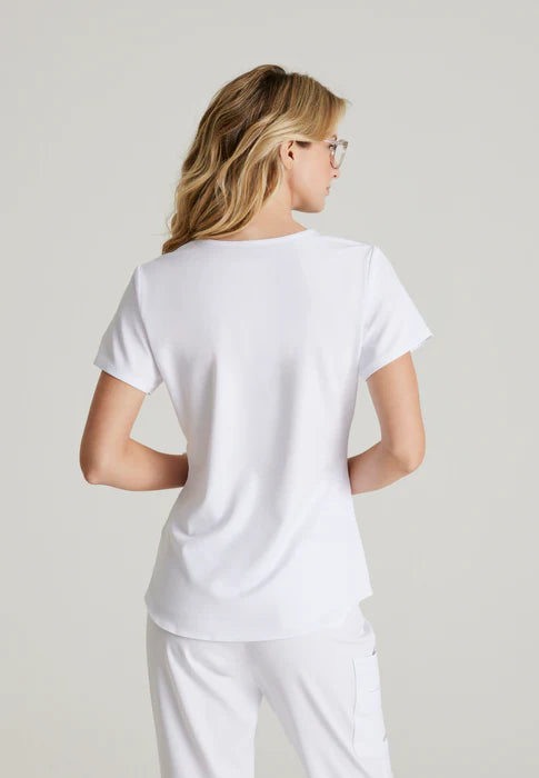 Breeze 3-Pocket Curved V-Neck Scrub Top
