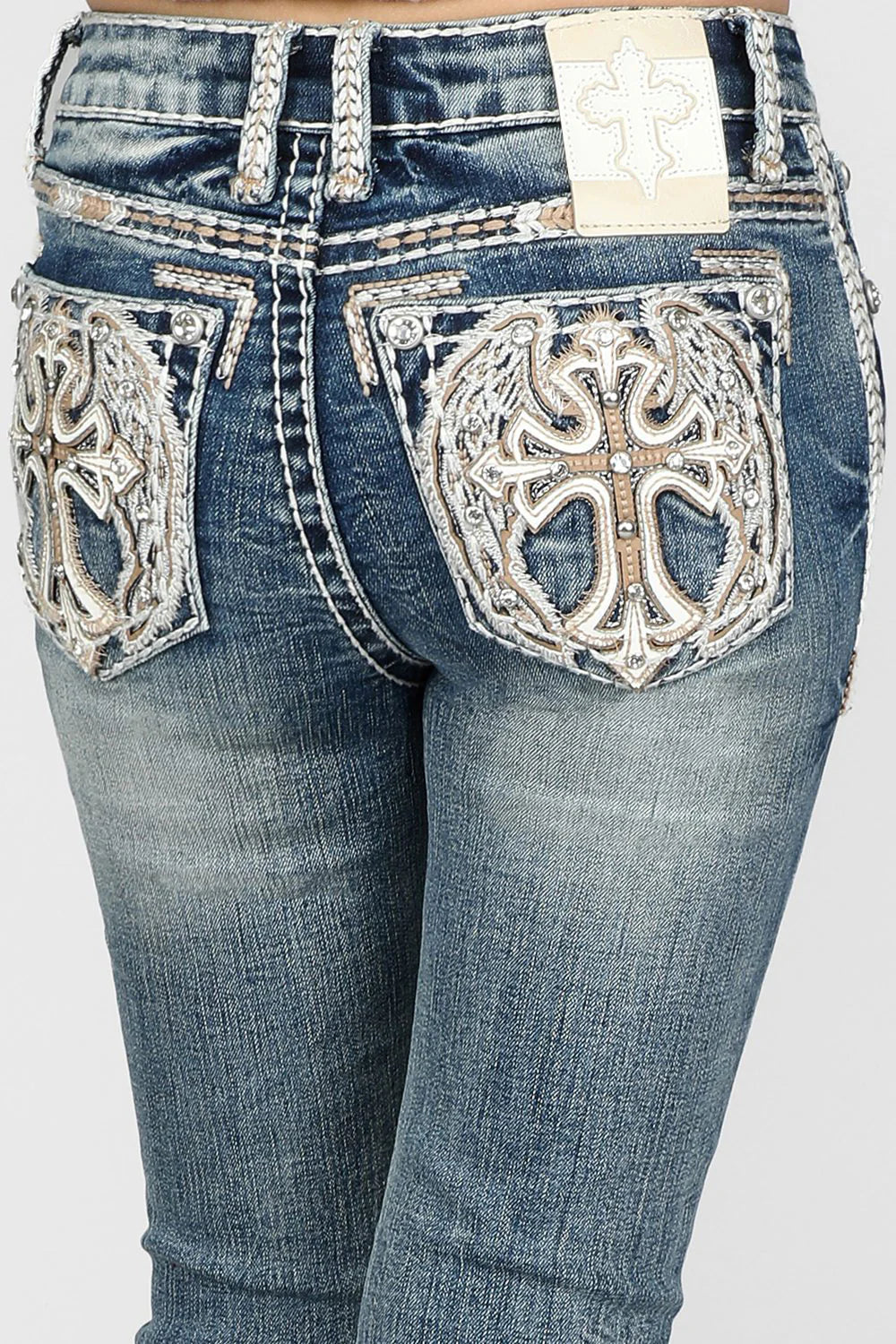 Girls Youth Answer Me Denim Jeans
