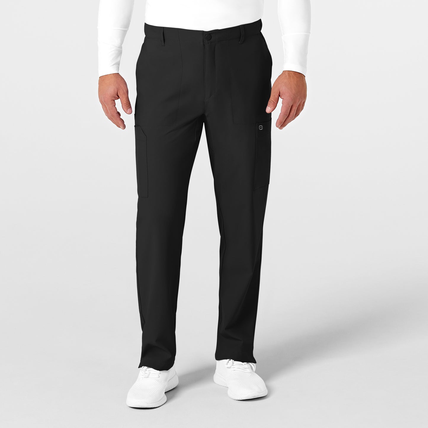 Men's Flat Front Cargo Scrub Pant