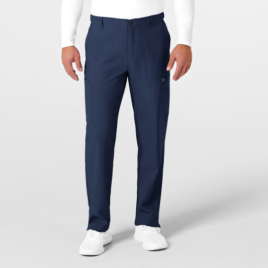 Men's Flat Front Cargo Scrub Pant